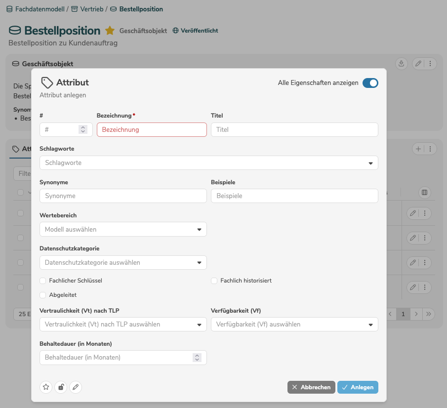 Erweiterter Dialog