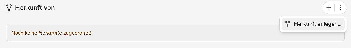 Herkunft von