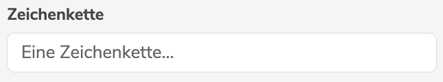 Zeichenkette
