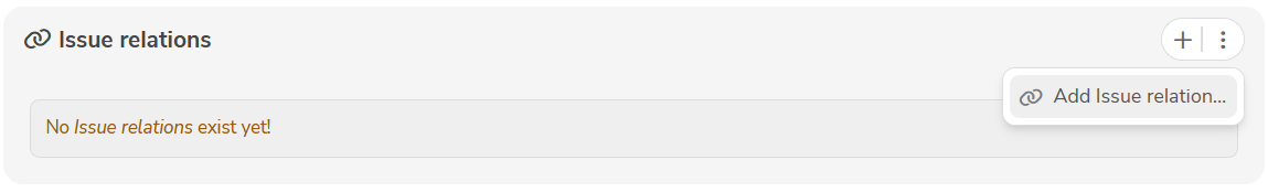 Issue relation Add